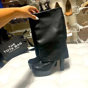 Italian brand DelGardi custom made platform heel boots size US 9 EUR 40
